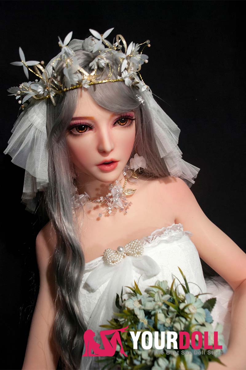 ElsaBabe Ayumi 150cm ノーマル肌  フルシリコン製 花嫁 等身大ドール 3種類の胸選択可能