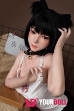 Bezlya Doll  風鈴 149cm  良乳  シリコンヘッド＋TPEボディ 可愛い猫系セックス人形
