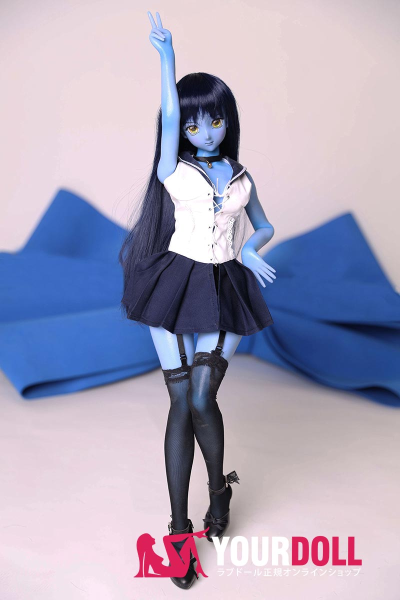 Sixhouse  滋  60cm PVCヘッド+シリコンボディブルー肌 フィギュア 人形