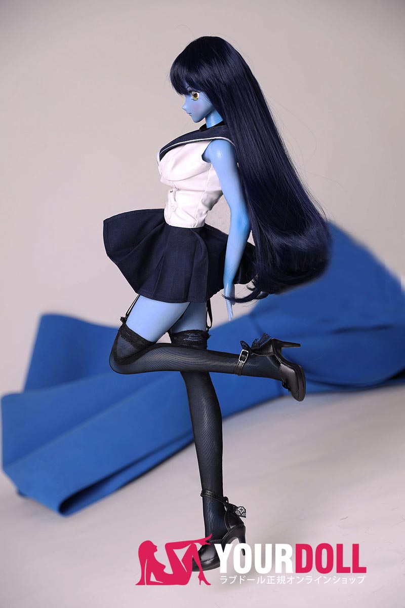 Sixhouse  滋  60cm PVCヘッド+シリコンボディブルー肌 フィギュア 人形