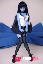 Sixhouse  滋  60cm PVCヘッド+シリコンボディ ブルー肌 フィギュア 人形