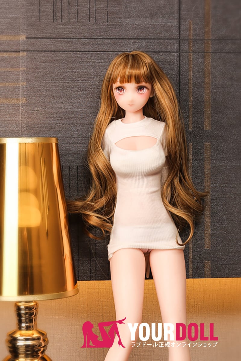 MOZU  小珍妮  63cm  肌色＆瞳色＆ウィッグ＆メイクは画像と同じ フルシリコン ミニドール ラブドール