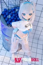 WM Dolls 藍ちゃん 140cm Cカップ #Y012 ビニール製ヘッド+シリコン製ボディ ノーマル肌 新品 アニメドール スケスケ